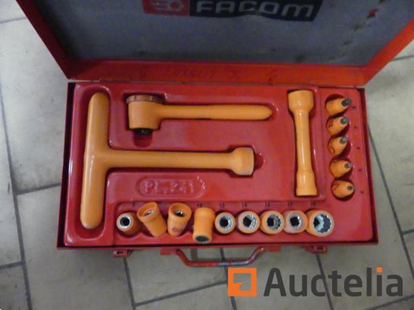 Grote foto koffer met facom ge soleerd handgereedschap doe het zelf en verbouw gereedschappen en machines