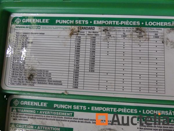 Grote foto greenlee 3 koekjesvormpjes 6692 doe het zelf en verbouw gereedschappen en machines