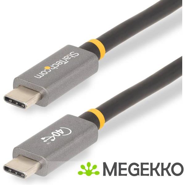 Grote foto startech.com 1m usb4 kabel usb if gecertificeerde usb c kabel 40 gbps usb type c data transfer ka computers en software overige computers en software