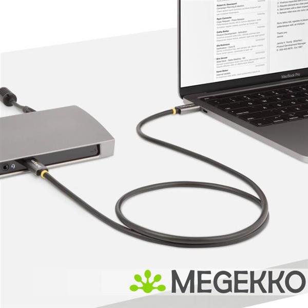 Grote foto startech.com 1m usb4 kabel usb if gecertificeerde usb c kabel 40 gbps usb type c data transfer ka computers en software overige computers en software