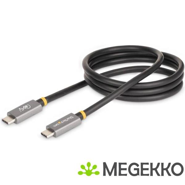 Grote foto startech.com 1m usb4 kabel usb if gecertificeerde usb c kabel 40 gbps usb type c data transfer ka computers en software overige computers en software