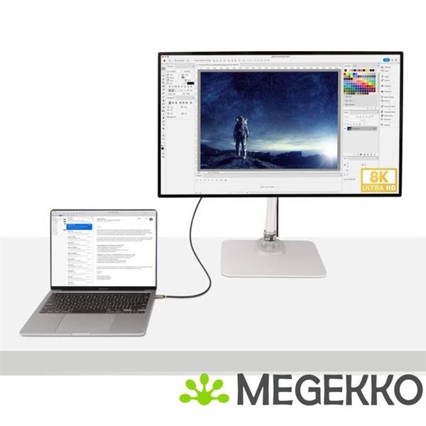 Grote foto startech.com 1m usb4 kabel usb if gecertificeerde usb c kabel 40 gbps usb type c data transfer ka computers en software overige computers en software