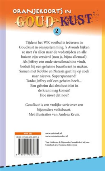 Grote foto oranjekoorts in goudkust goudkust 2 boeken jeugd 13 jaar en ouder