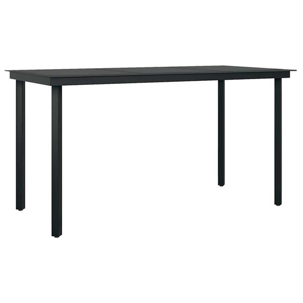 Grote foto vidaxl 5 delige tuinset met kussens poly rattan glas grijs tuin en terras tuinmeubelen