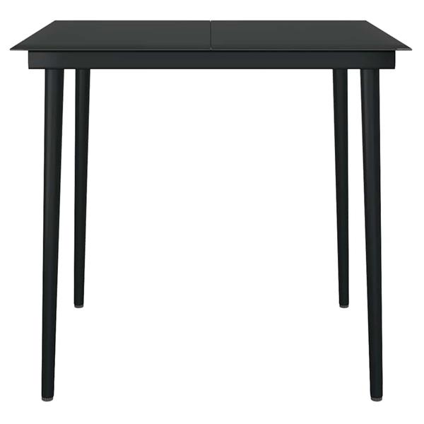 Grote foto vidaxl 3 delige tuinset met kussens poly rattan glas grijs tuin en terras tuinmeubelen