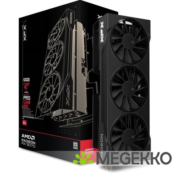 Grote foto xfx swift amd radeon rx 9070 triple fan gaming edition 16gb computers en software videokaarten