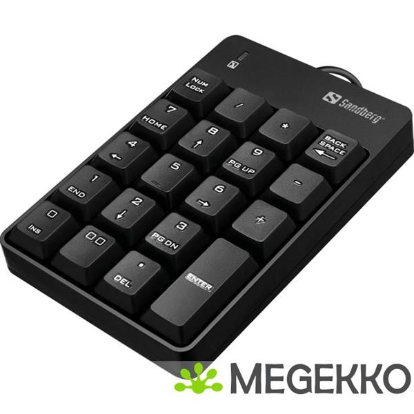 Grote foto sandberg usb wired numeric keypad numeriek toetsenbord computers en software toetsenborden
