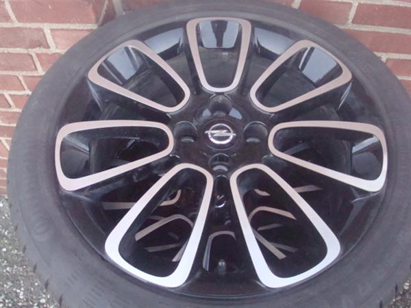 Grote foto 17 origineel opel adam black velgen banden 4x100 auto onderdelen banden en velgen
