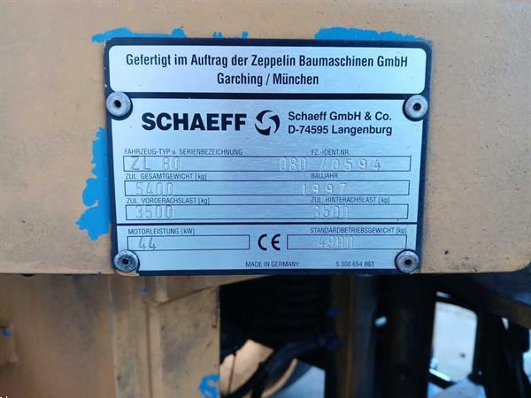 Grote foto schaeff shovel agrarisch shovels