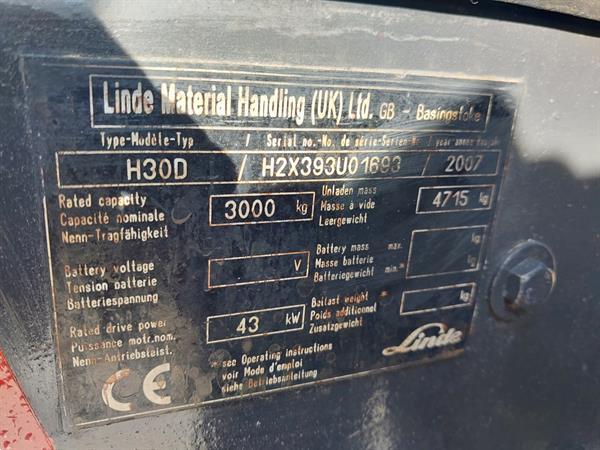 Grote foto linde h30d triplo agrarisch heftrucks