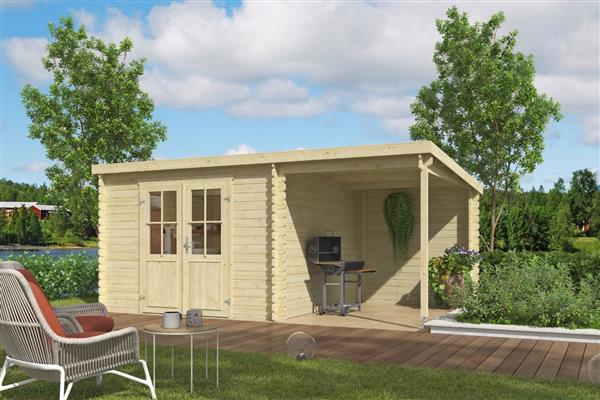 Grote foto blokhut met overkapping tampa 481x292 tuin en terras tuinhuisjes en blokhutten