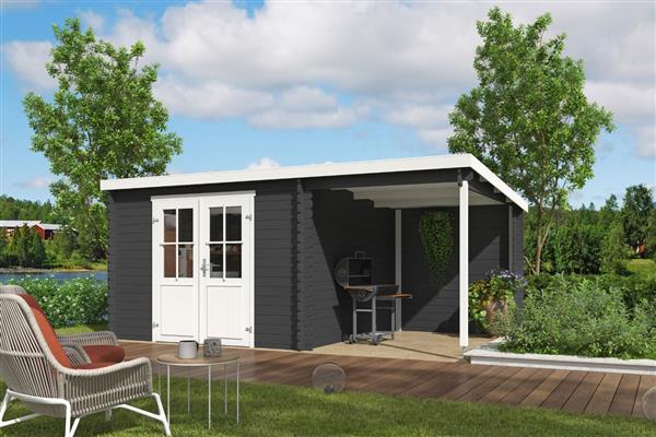 Grote foto blokhut met overkapping tampa 481x292 tuin en terras tuinhuisjes en blokhutten
