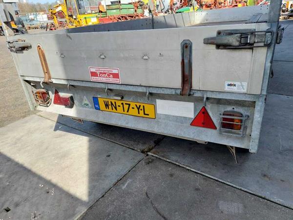 Grote foto verdonk schamelwagen met huif agrarisch aanhangwagens