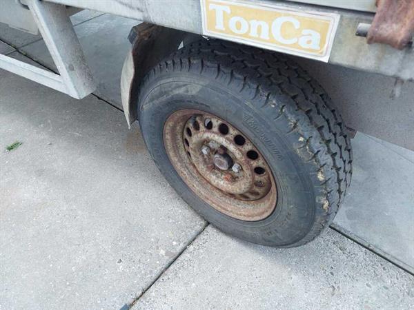Grote foto verdonk schamelwagen met huif agrarisch aanhangwagens
