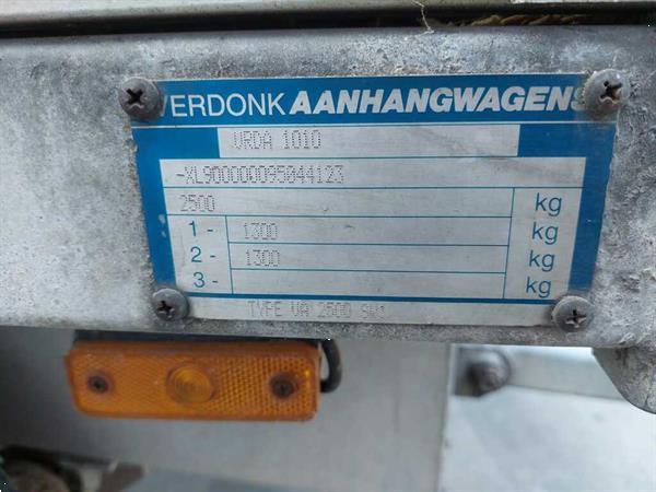 Grote foto verdonk schamelwagen met huif agrarisch aanhangwagens