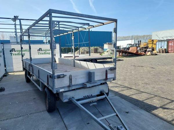 Grote foto verdonk schamelwagen met huif agrarisch aanhangwagens