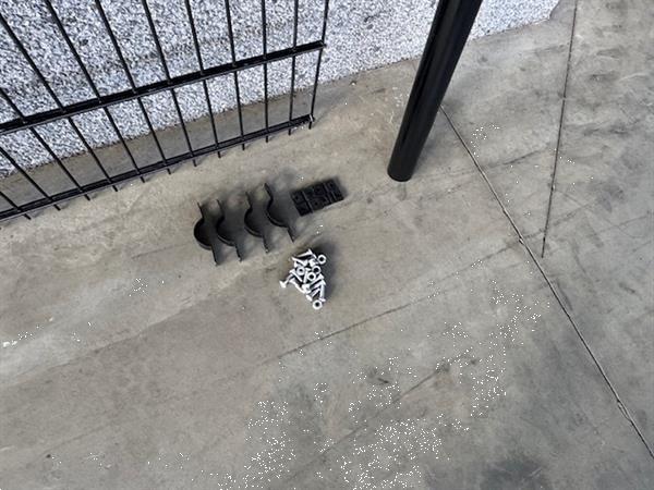 Grote foto sierhekwerk dubbelstaafmat 8 6 8 drankhekken op op tuin en terras hekken en schuttingen