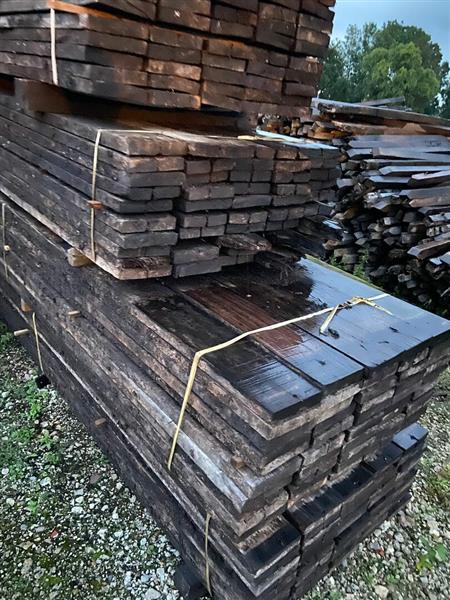 Grote foto 40x200mm gebruikt hard hout 500cm doe het zelf en verbouw hout en planken