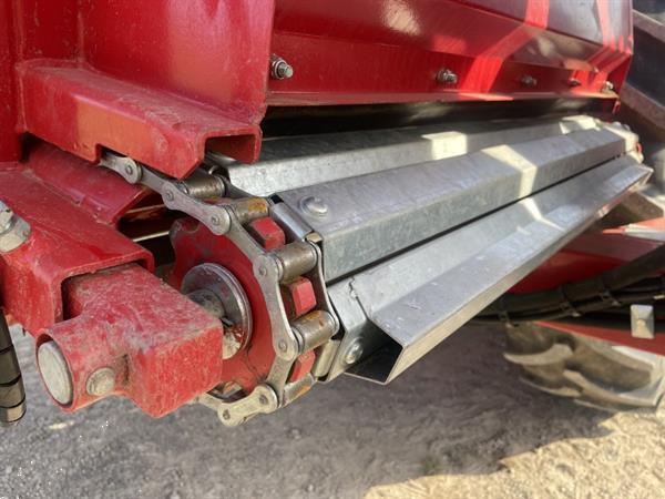 Grote foto simon s3b wortelrooier tractor gemonteerd enkelrijig met trechter agrarisch oogstmachines