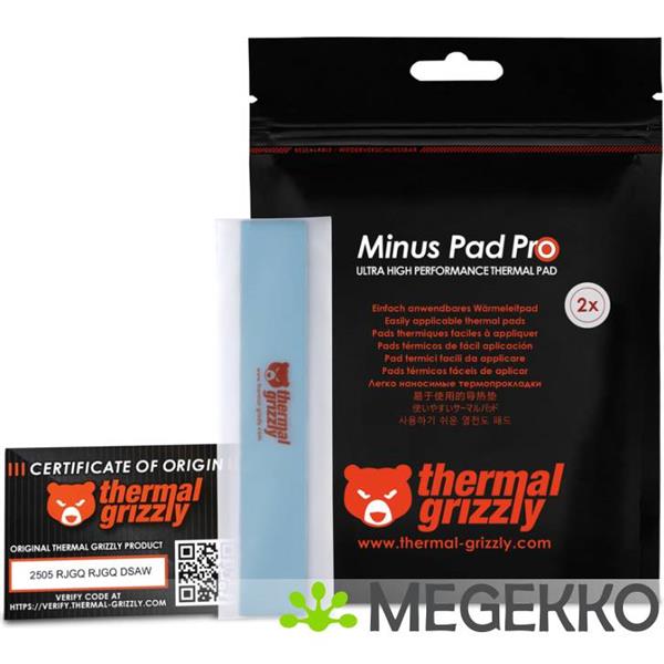Grote foto thermal grizzly minus pad advance 120x20x1 0 mm 4 pcs computers en software overige computers en software