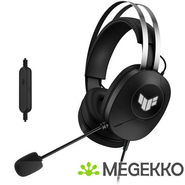 Grote foto asus tuf gaming h1 gen ii headset bedraad hoofdband gamen usb type a zwart audio tv en foto koptelefoons