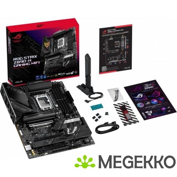 Grote foto asus rog strix z890 h gaming wifi intel z890 lga 1851 socket v1 atx computers en software moederborden