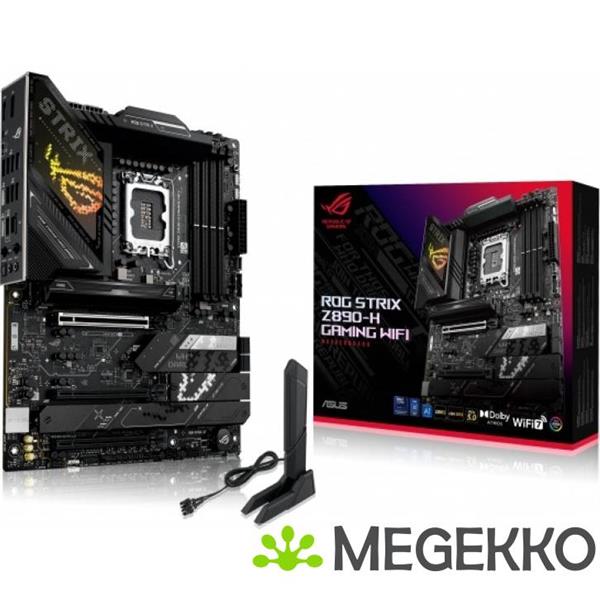Grote foto asus rog strix z890 h gaming wifi intel z890 lga 1851 socket v1 atx computers en software moederborden