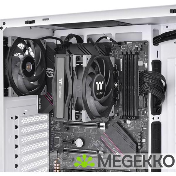 Grote foto thermaltake toughair 310 processor koeler 12 cm zwart zilver computers en software overige computers en software