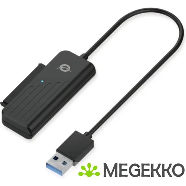 Grote foto conceptronic abby01b kabeladapter verloopstukje usb a sata zwart computers en software harde schijven