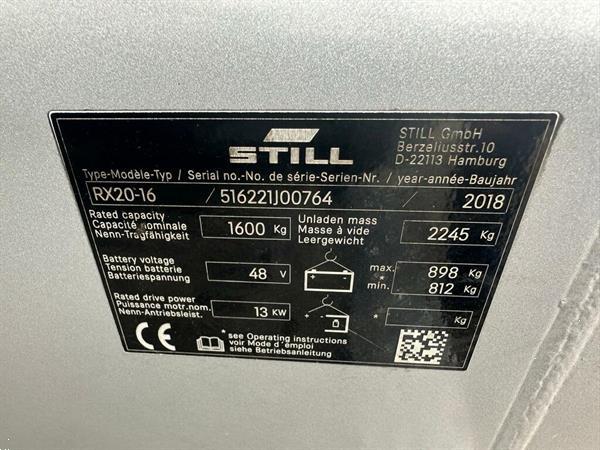 Grote foto vs 22162 elektrische triplex heftruck still rx20 16 bj2018 weinig uren agrarisch heftrucks