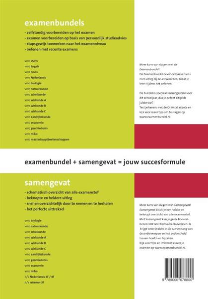 Grote foto samengevat wiskunde b vwo vwo boeken overige boeken