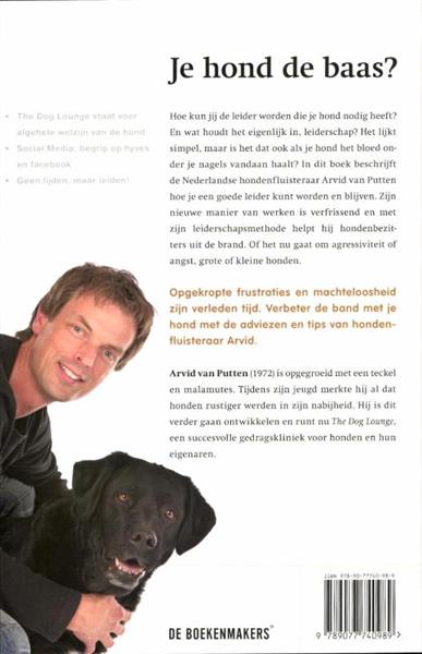 Grote foto je hond de baas boeken hobby en vrije tijd