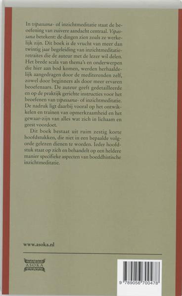 Grote foto vipassana boeken overige boeken
