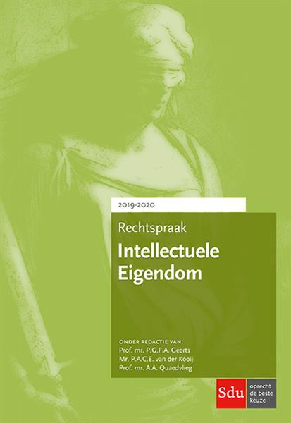 Grote foto rechtspraak intellectuele eigendom 2019 2020 rechtspraakreeks boeken wetenschap