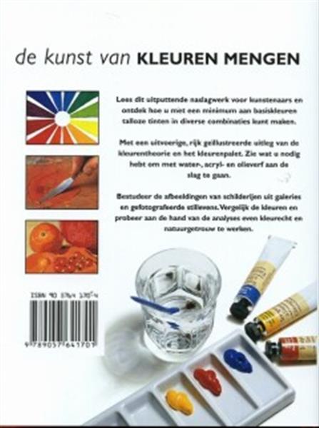 Grote foto de kunst van kleuren mengen boeken hobby en vrije tijd