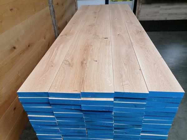 Grote foto 40x180mm 245cm eiken doe het zelf en verbouw hout en planken