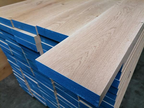 Grote foto 40x180mm 245cm eiken doe het zelf en verbouw hout en planken