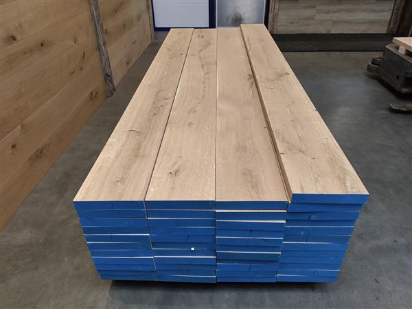 Grote foto 40x240mm 265cm eiken doe het zelf en verbouw hout en planken