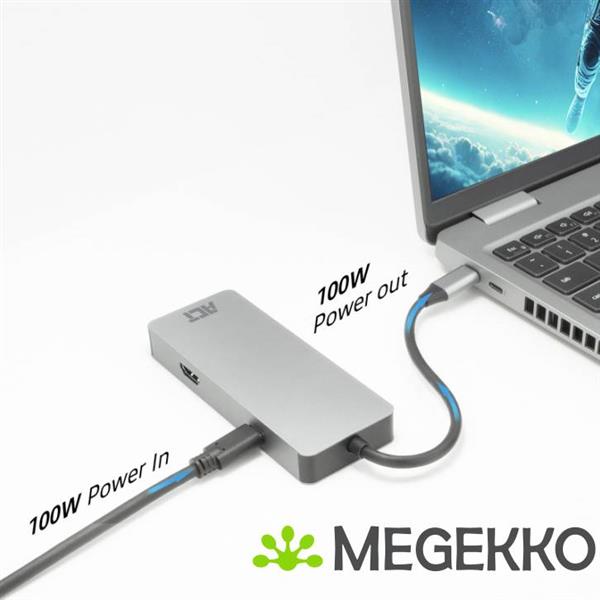 Grote foto act usb c 4k docking station voor 1 hdmi monitor computers en software overige computers en software