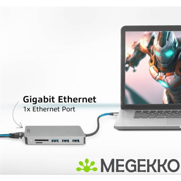 Grote foto act usb c 4k docking station voor 1 hdmi monitor computers en software overige computers en software