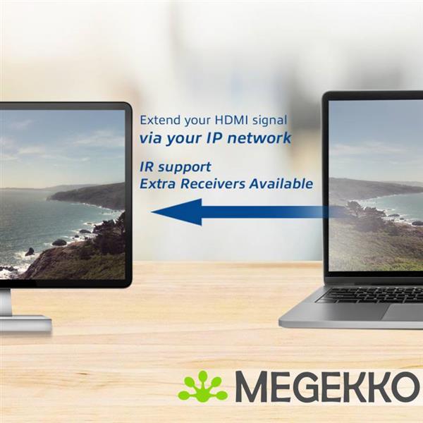 Grote foto act hdmi over ip extender set catx tot 100 meter computers en software overige computers en software