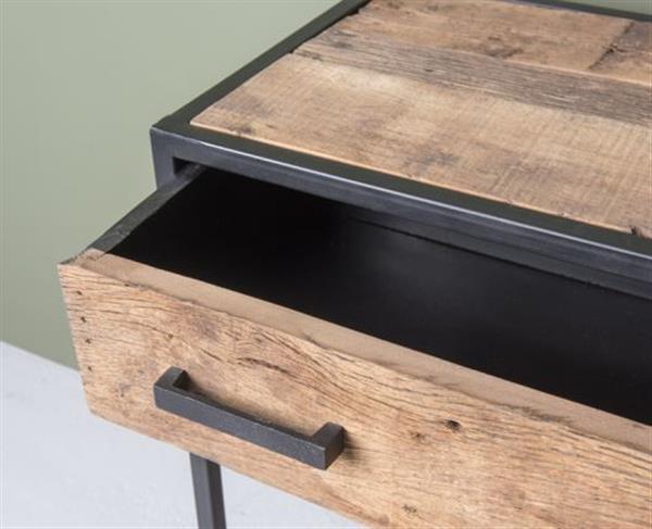 Grote foto sidetable dakota 2 lades 120x35x80 cm huis en inrichting eettafels