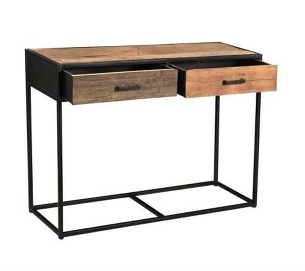 Grote foto sidetable dakota 2 lades 120x35x80 cm huis en inrichting eettafels