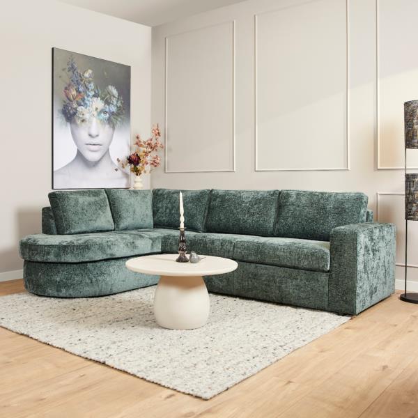 Grote foto mysofa alma divan links 2 5 zits green trenza 21 huis en inrichting eettafels