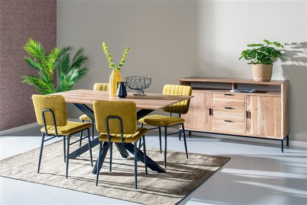 Grote foto dressoir oslo 140x40x85 cm huis en inrichting eettafels