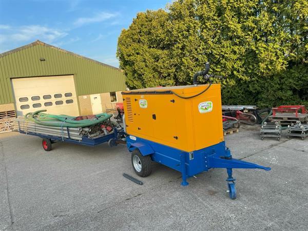Grote foto buizenwagen laval 100 beregeningsbuis agrarisch beregeningapparatuur
