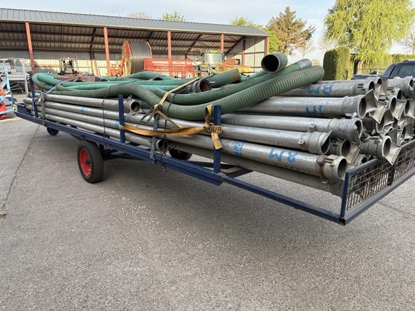Grote foto buizenwagen laval 100 beregeningsbuis agrarisch beregeningapparatuur