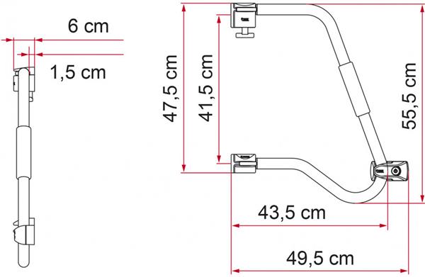Grote foto fiamma instapbeugel security 46 pro caravans en kamperen caravan accessoires