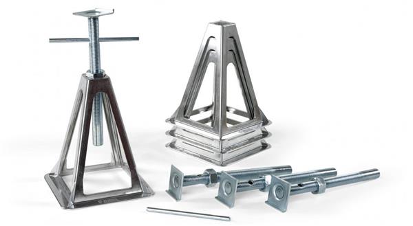Grote foto fiamma assteunen aluminium 4st. caravans en kamperen caravan accessoires