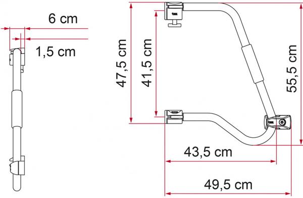 Grote foto fiamma instapbeugel security 46 pro caravans en kamperen caravan accessoires